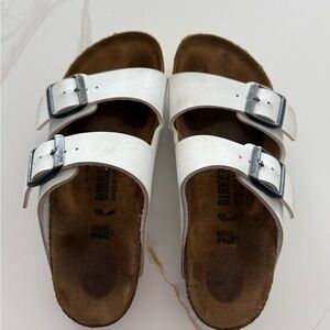 Birkenstock White Sandals